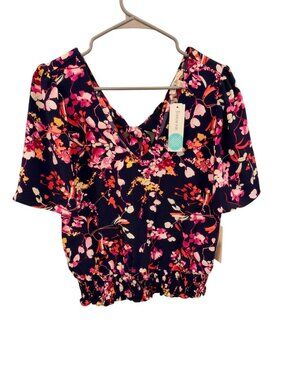 NWT Stitch Fix Nine Britton floral shirt size medium